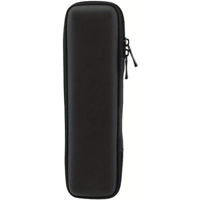 Zwarte harde pennendoos Minimalistische stijl Etui Oortelefoon Mesh opbergdoos Make-up kwast organizer Etui met rits Schoolbenodigdheden Large