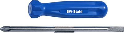 SW-Stahl 31100L omkeerbare schroevendraaier gleuf en kruis, lang I schroevendraaierset I schroevendraaier I fijnmechanische schroevendraaierset I schroevendraaier I gereedschapsets I flexibel inzetbaar