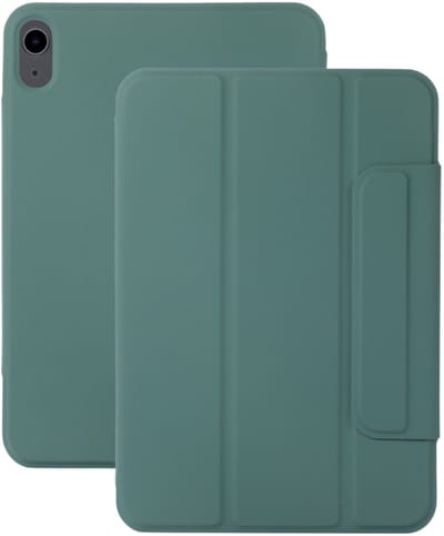 Lunso Geschikt voor iPad Air 11 inch (2024/2025) - Tri-Fold Bookcase hoes - Groen