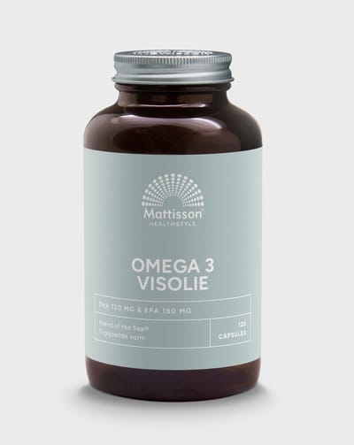 Mattisson - Omega 3 Visolie EPA 18% / DHA 12% 1000mg - Friend of the Sea - 120 capsules