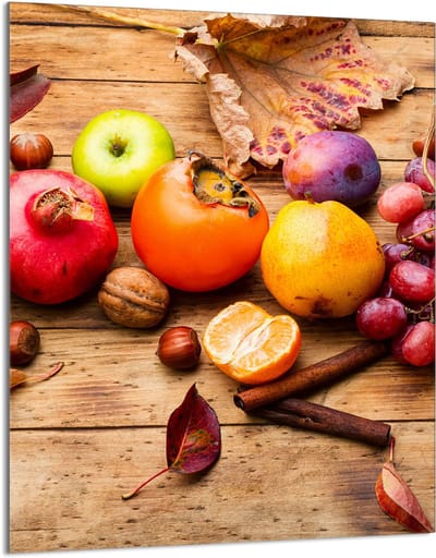 TMK ArtDeko Serie - Glazen Snijplank - 40x52 cm - Fruitmotief