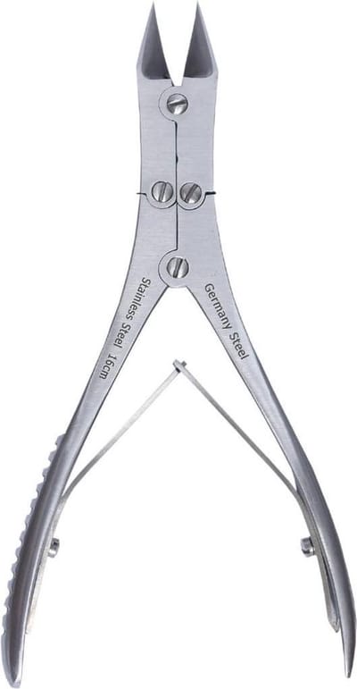 Nagelknipper - Dubbele Scharnier - Dubbele Overbrenging - Recht - 15 cm - Zilver