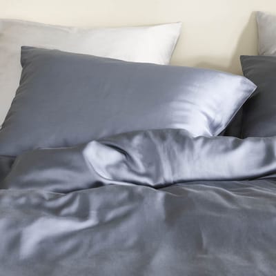 KOALA HUG Kussensloop 100% Tencel Lyocell satijn, oceaan blauw 60x70 – Anti-allergie, Hypoallergeen | Temperatuurregulerend | Zacht voor huid & haar | 100% Plantaardig | Plasticvrij