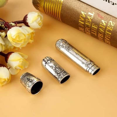 Professionele Vintage Scharen Set voor Naaien en Knippen van Papier - Multifunctionele Gereedschappen inclusief Draad, Naalden en Vingerhoed