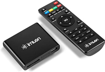 Digitale Mediaspeler - Full HD Player - Films Afspelen - Automatische Afspeelfunctie - 6.6 x 7.62 x 1.52 cm - Zwart