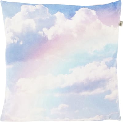Dutch Decor RAINBOW - Kussenhoes velvet - Regenboog 45x45 cm - roze - met rits