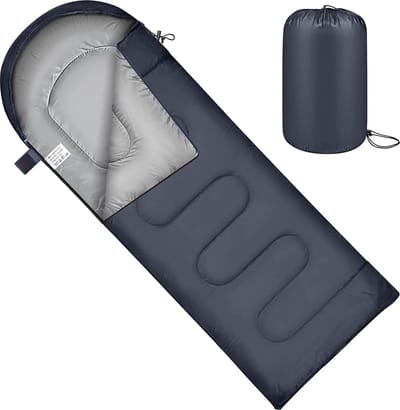 sleeping bag / Premium Sleeping Bag Adults & Kids - Warm 3-4 Seasons, Waterproof Lightweight Sleeping Bag for Men, Women, Camping, Festivals &
