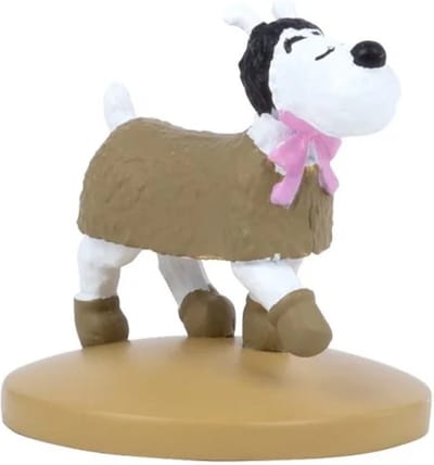 Kuifje Beeldje Bobbie met Jas 7 cm