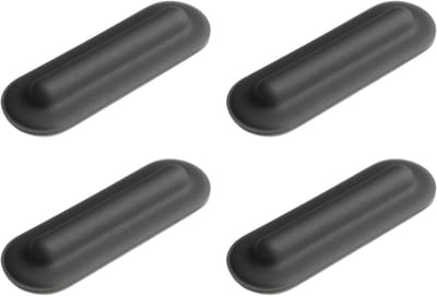 Set van 4 antislip rubberen voetjes, 25 x 8 mm, geschikt voor laptops en meubels