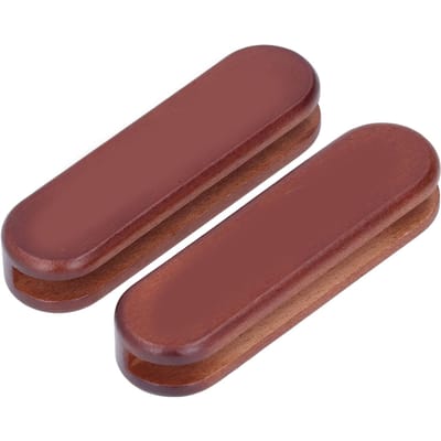 2 Stuks Bakvormen Houten Handvat Anti-verbranding Draagbaar Kookgerei Houten Handvat voor Buiten Kamperen brown