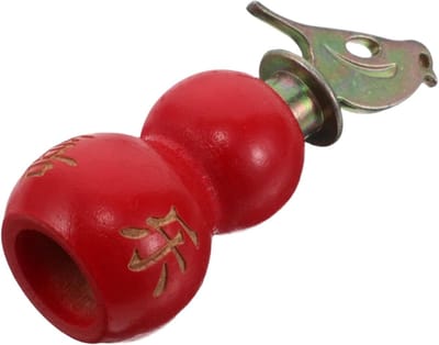 Houten Vogelfluitje - Natuurlijk Geluid - Buitentraining Educatie - Handgedraaid Ontwerp - 65 x 25 cm - Rood