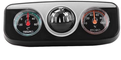 Allecto - Truck Dashboard - Navigatie - Thermometer en Hygrometer - Multifunctioneel - Weerstation - Auto en vrachtwagen - Zwart