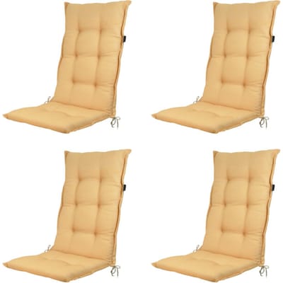 Madison kussen hoge rug napels - 123x50x5cm set van 4