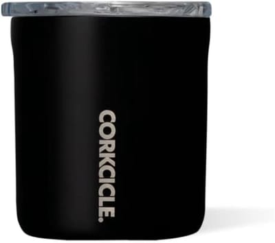 Corkcicle Buzz Cup 355 ml Thermosbeker - Matte Black - RVS Reisbeker - Dubbelwandige Drinkbeker met Deksel 2212MB