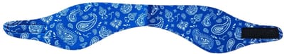 Horend Goed Zwemhoofdband blauw met print Medium