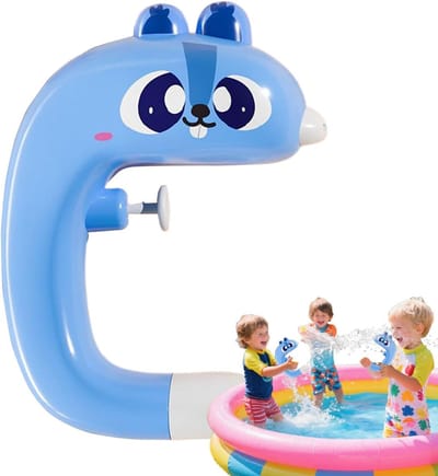 Watersproeier Kinderen - Water Speelgoed - Buiten Spelen - Veilig ABS Materiaal - 16 cm - Blauw