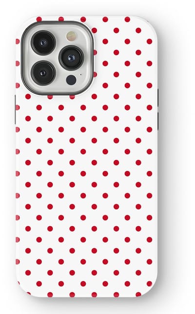 Polka Dots Hoesje geschikt voor iPhone 13 Pro Max | Geschikt Voor Mag | Stippen Design Backcover geschikt voor iPhone 13 Pro Max Cherry Dots