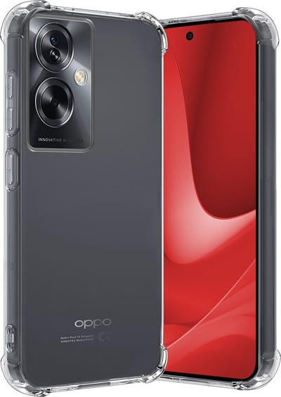 Hoesje - Geschikt voor OPPO A79 - Sterk & Shockproof - Siliconen Case - Back Cover - Telefoon Hoes Shock Proof - Transparant