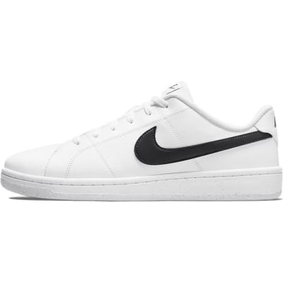 Nike Court Royale 2 Chaussures de Skate Décontractées Antidérapantes Absorbant les Chocs Durables Légères Coupe Basse Baskets Homme Blanc Noir DH3160-101 45 white