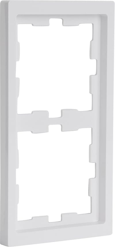 Merten D-Life afdekraam - inbouw - 2-voudig - lotuswit