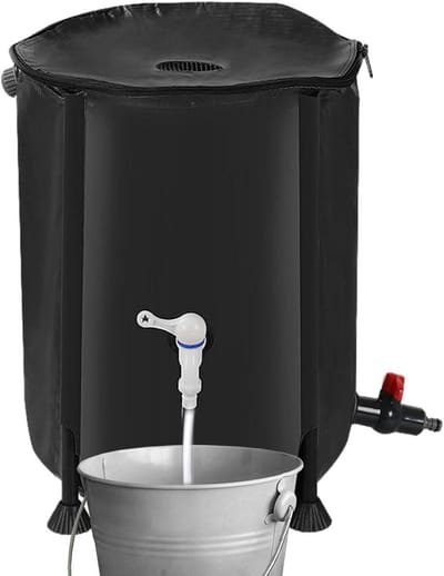 Grote Waterton - Regenton Compleet - Water Besparen - Weerbestendig Stevig - 200 Liter - Zwart