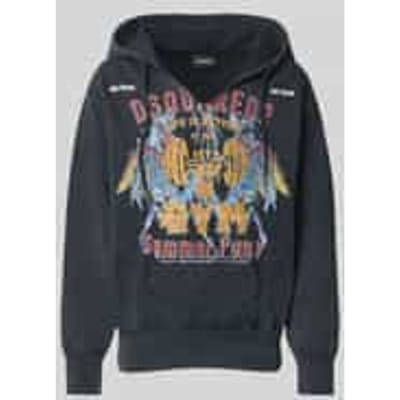 oversized hoodie van katoen