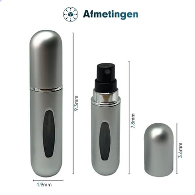 Go Go Gadget - Parfumverstuiver/flesje - navulbaar - 5ML -zilver