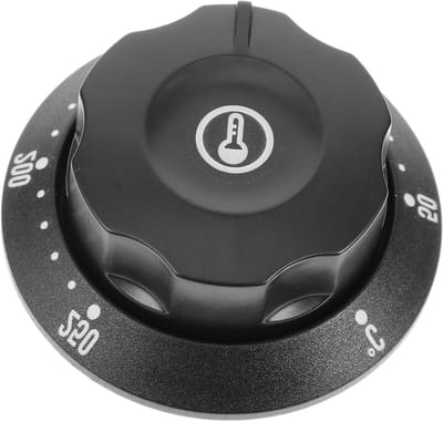 Thermostaatknop Afdekking - Regelknop Sensor - Nauwkeurig Koken - Stevige Materialen - 13 Gram - Zwart