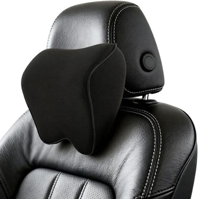 Thijox - Nekkussen auto, orthopedische hoofdsteun voor kinderzitje, afneembaar, ademend, ondersteuning nek, hoofd, schouders, ergonomisch, comfortabel
