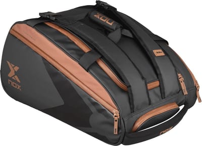 Luxueuze Padelbag met Ruimtes en ThermoTech - Zwart Bruin