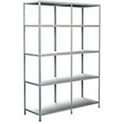 Legborden zonder grendels, H 2000 x B 1400 x D 500 mm, wit