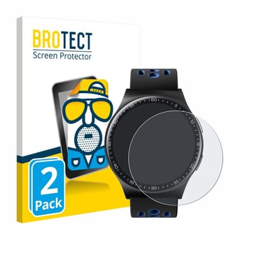 BROTECT - Screenprotector voor Reebok Pulse Smartwatch - Folie Beschermfolie matte 2 Stuks