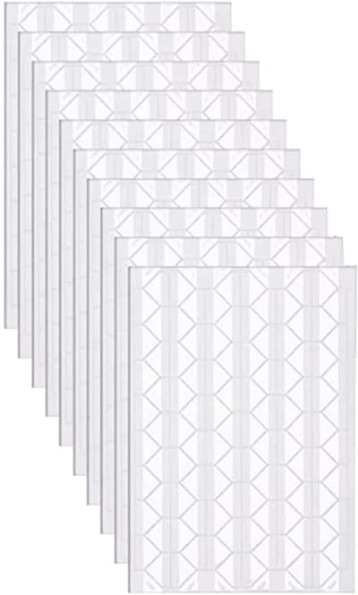 Dailygoods- Fotohoeken 1530 Stuks - Zelfklevende Fotohoekstickers - Transparante Fotolijm Hoeken - Duurzaam PVC - Perfect voor Fotoalbums/Scrapbooks