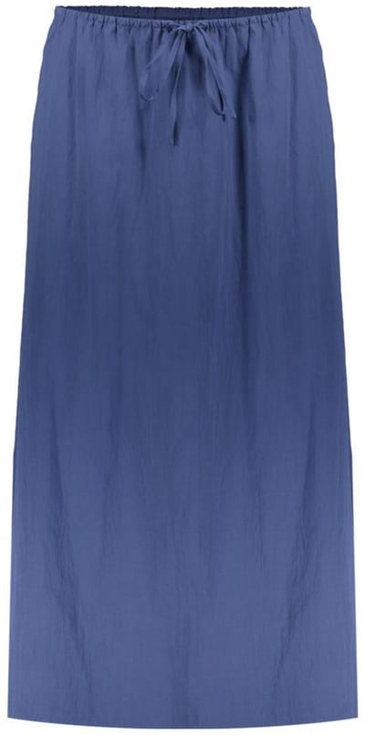 Geisha blauwe dames rok   Regular fit   Steekzakken   Elastische boord   Regular waist Blauw S