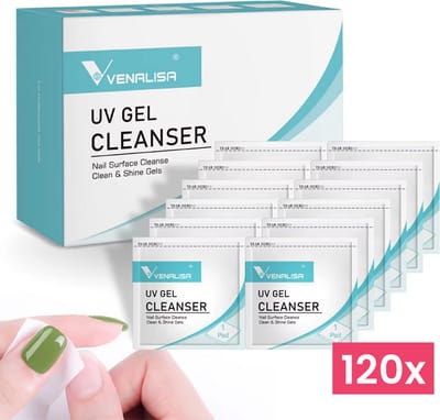 Venalisa® Gelnagel Cleanser Doekjes - 120 Stuks - Gel Cleanser Wipes - Nagelreiniging