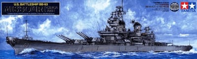 Tamiya Modelbouwpakket Militaire voertuigen - 78029 US Schlacht. BB-63 Missouri (#039) Plastic - 1:350 - Modelbouw
