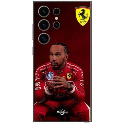Coque de téléphone - Scuderia Ferrari - Samsung Galaxy S24 Ultra - Souple - Silicone - Noir zwart