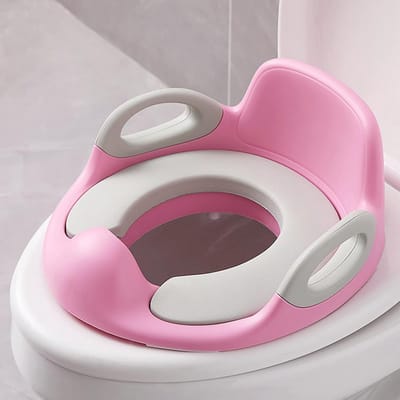 Potjestrainer voor Kinderen - Ergonomische Toiletbril met Antislip Handgrepen en Comfortabel PU Kussen - Veilig en Eenvoudig in Gebruik