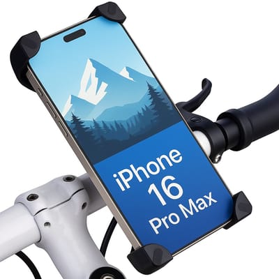 Telefoonhouder Fiets, Motor en Scooter - Gsm Houder Fiets - Fietshouder - Fiets Telefoonhouder - Smartphone Houder Fiets - Accessoires - Phone Holder Bike
