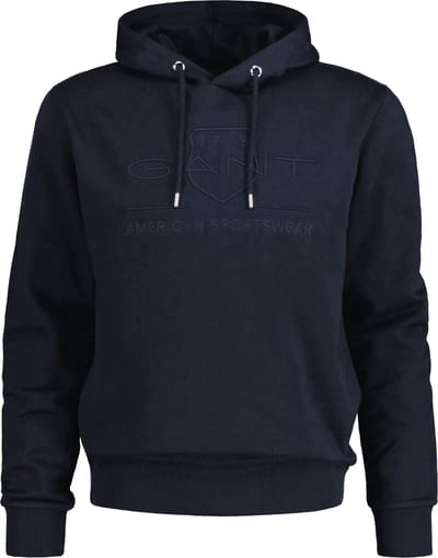 Gant sweater donkerblauw opdruk - 60