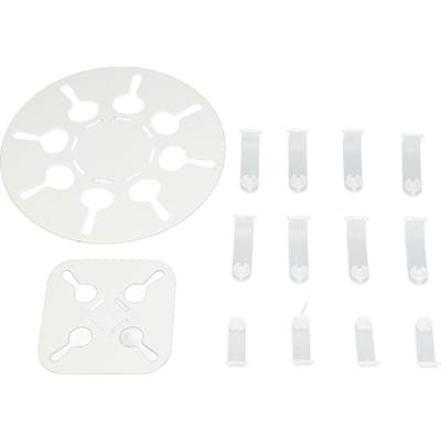 2 stuks Wasmachine Laken Anti-Knoop Clips Professionele Herbruikbare Lakenhoes Ontwarclips voor white