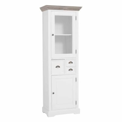 Tower Living - Fleur vitrinekast - 66 cm - wit