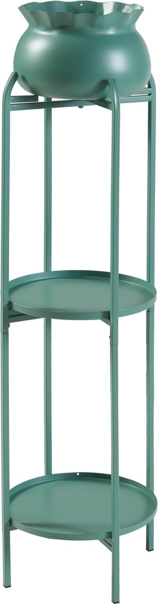 Plantenstandaard Altena 94,5x27x27 cm groen [en.casa]