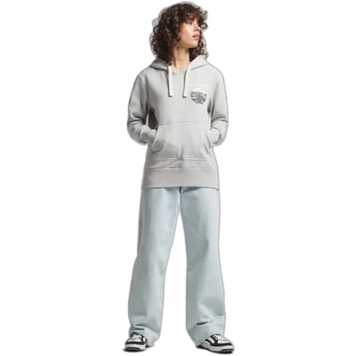 Dames sweatshirts met capuchon Superdry Vintage Crossing Lines