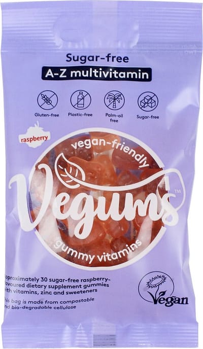 Vegums Sugar-free A-Z Multivitamin gummies 30 stuks