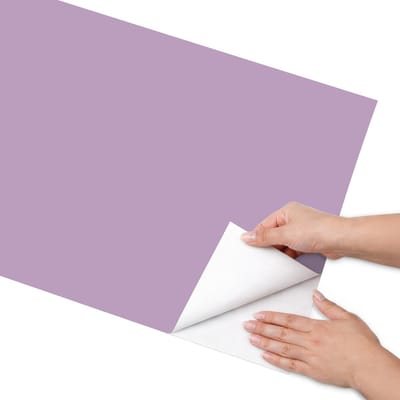 Coloray Meubel Wrap Folie - Paars Meubelfolie - 50x100 cm - Meubelfolie Zelfklevend Lichtpaars - Wrapfolie Keuken - Minimalist Meubelfolie - Decoratiefolie - Tafeldecoratie - Achtergronden en patronen