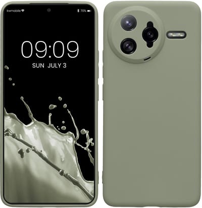 kwmobile telefoonhoesje geschikt voor Xiaomi Poco F7 Ultra - Hoesje voor smartphone - Precisie camera uitsnede - In grijsgroen