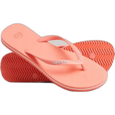 Superdry Vintage Classic Slippers Oranje EU 36-37 Vrouw