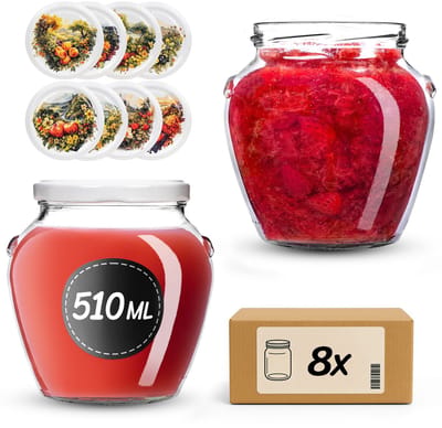 KADAX Amphorapot 82 mm 510 ml + deksel 82 mm