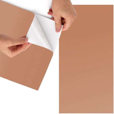 Tulup Meubelfolie - Doffe oranje Meubel Wrap Folie - 65x130 cm - Oranje Meubelfolie - Meubel Wrap Folie - Minimalist Meubelfolie - Plakfolie Meubels - Keuken decoratie - Achtergronden en patronen